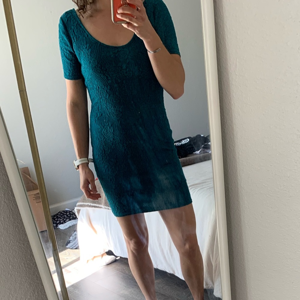 Turquoise/Bluish Greenish Forever 21 dress. Size M